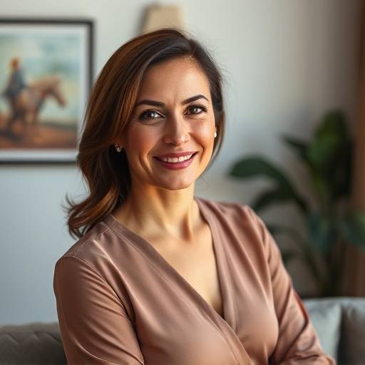 Foto de Fernanda Costa, designer de interiores e fundadora da Harmonia & Lar.
