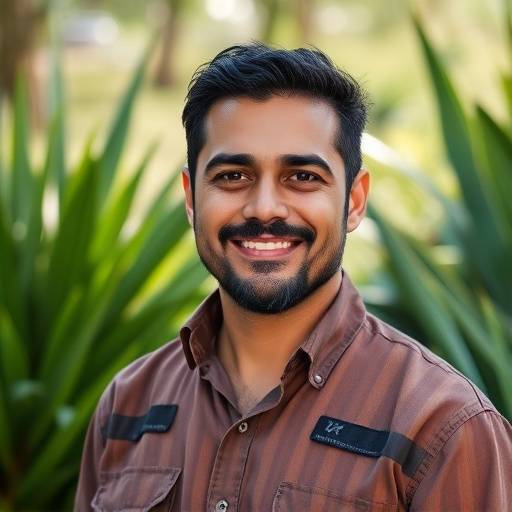 Foto de Marcelo Santos, paisagista e consultor ambiental da Harmonia & Lar.